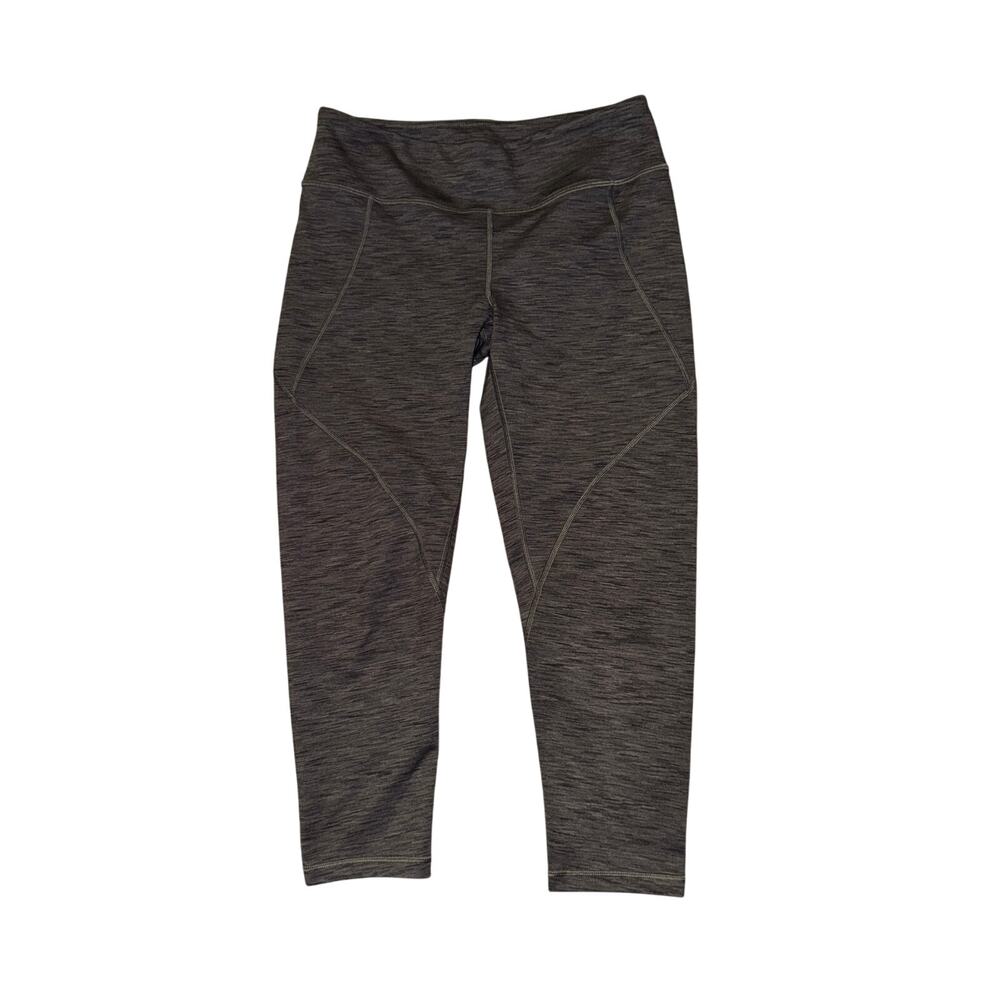 Patagonia Centered Crops Women's Size M Heathered Gray Mid Rise Quick Dry